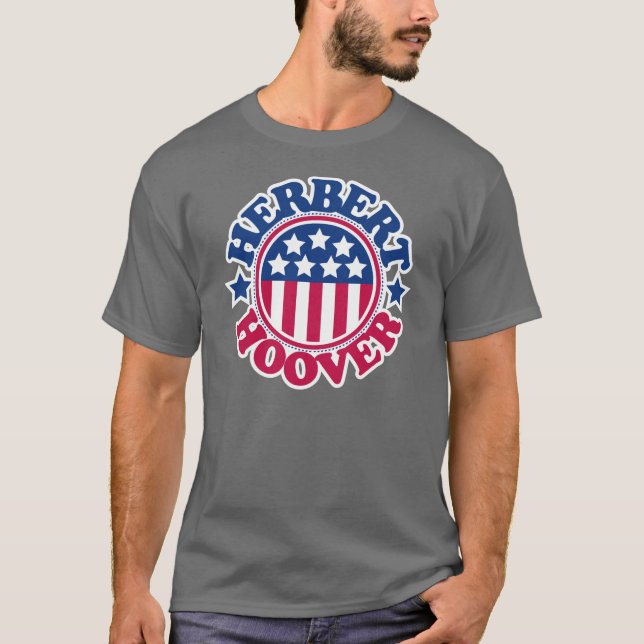 T-shirt Le Président Herbert Hoover des USA (Devant)