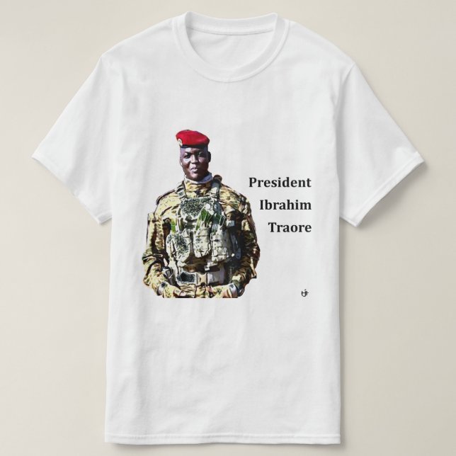 T-shirt Le Président Ibrahim traore (Design devant)
