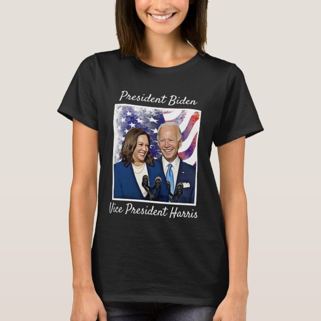 T-shirt Le président Joe Biden et le vice-président Kamala (Devant)