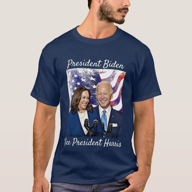 T-shirt Le président Joe Biden et le vice-président Kamala (Devant)