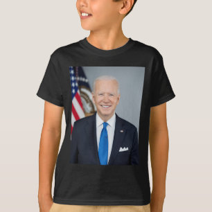 T-shirt Le président Joe Biden Portrait de la Maison Blanc
