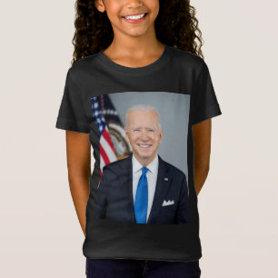 T-Shirt Le président Joe Biden Portrait de la Maison Blanc