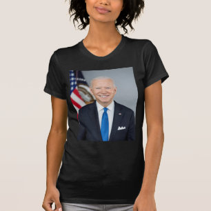 T-shirt Le président Joe Biden Portrait de la Maison Blanc