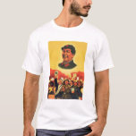 T-shirt Le Président Mao est le Soleil Rouge dans mon coeu<br><div class="desc">Affiches de reproduction haute résolution. Chaque Poster vintage original a retrouvé sa gloire d'antan. Numériquement réparés pour défauts et éléments manquants, numériquement corrigés pour la netteté et couleurs éclatantes lorsqu'ils sont en plein affichage. Le Président Mao Est Le Soleil Rouge Dans Mon Coeur Affiche De Propagande Chinoise.</div>