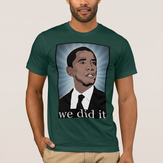 T-shirt Le Président Obama (Devant)