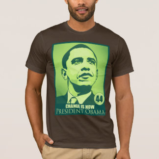T-shirt Le Président Obama, changement est maintenant
