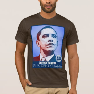 T-shirt Le Président Obama, changement est maintenant