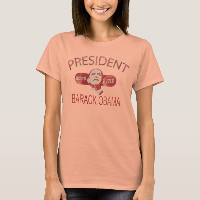 T-shirt Le président Obama Throwback (Devant)