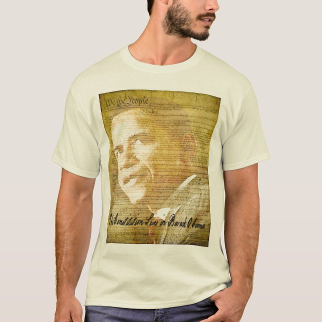 T-shirt Le Président Obama We The les People (Devant)