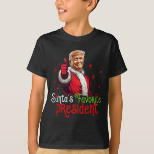 T-shirt Le président préféré du Père Noël Drôle de Père No