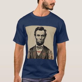 T-shirt Le président Punk Abe Lincoln