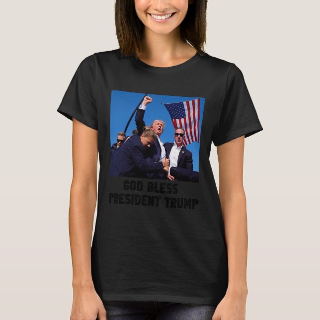 T-shirt Le président Trump béni (Devant)