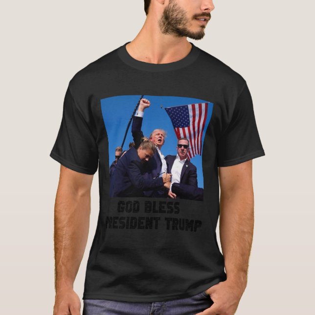 T-shirt Le président Trump béni (Devant)