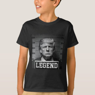 T-shirt Le président Trump frappe de plein fouet