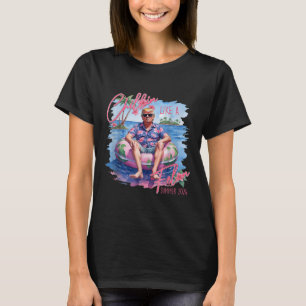 T-shirt Le Président Trump Shirt Funny Chillin Comme Un Fe