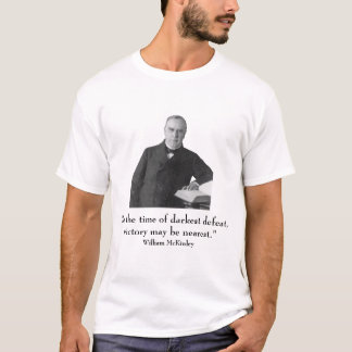 T-shirt Le Président William McKinley et citation
