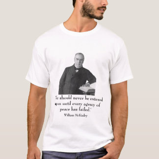 T-shirt Le Président William McKinley et citation