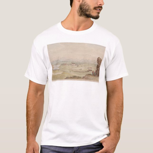 T-shirt Le Presidio et le pueblo de Monterey (1104) (Devant)