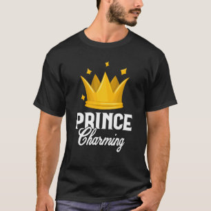 T-shirt Le Prince Charming Fairy Tale Halloween Lazy Costu