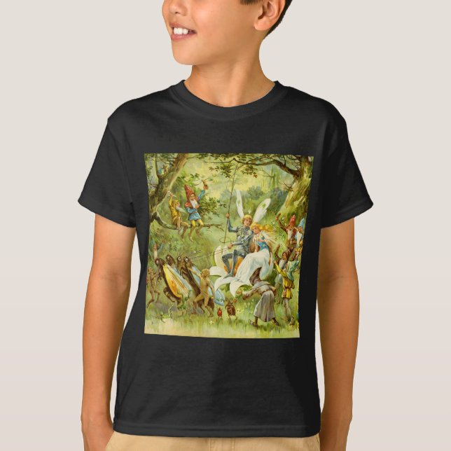T-shirt Le Prince Fairy et Thumbelina (Devant)