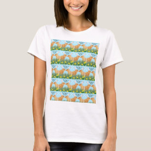 T-shirt Le printemps est dans le lièvre