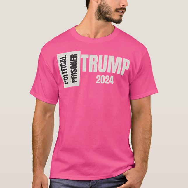 T-shirt Le prisonnier politique Trump (Devant)