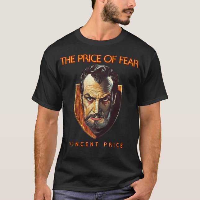 T-shirt Le prix de la peur // Vincent Price (Devant)