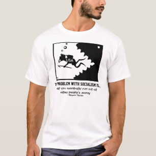 T-shirt Le PROBLÈME AVEC la chemise de SOCIALISME