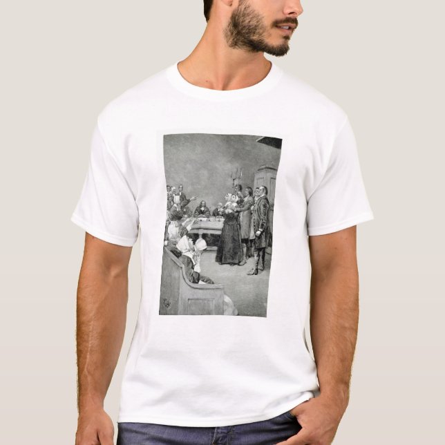 T-shirt Le procès d'une sorcière (Devant)