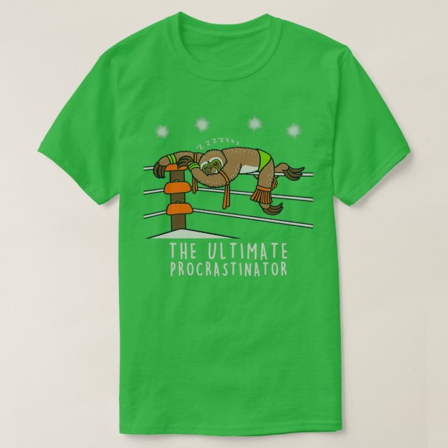 T-shirt Le procrastinateur ultime (Design devant)