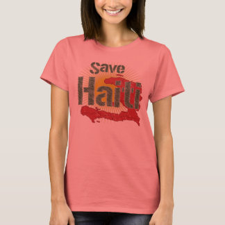 T-shirt Le produit va à RED CROSS - Save Haiti (Green) -