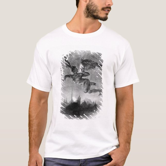 T-shirt Le prologue de Mephistopheles dans le ciel (Devant)