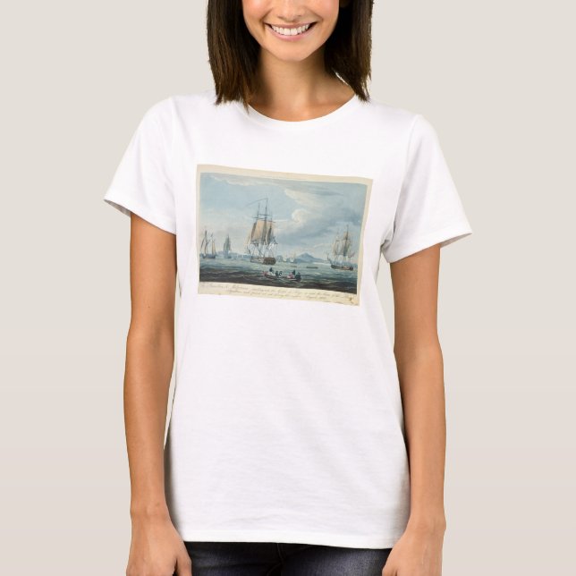 T-shirt Le Prométhée et le Melpomène dans le golfe de Ri (Devant)