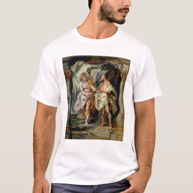 T-shirt Le prophète Élijah et l'ange (Devant)