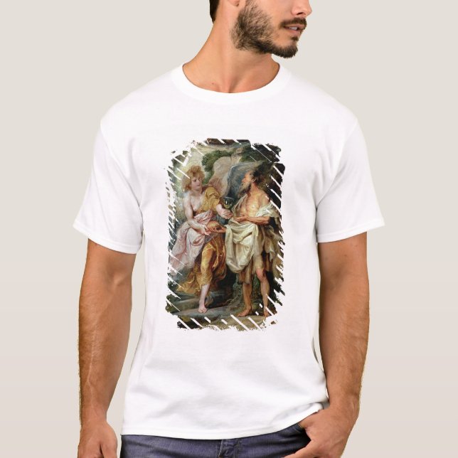T-shirt Le prophète Élijah et l'ange (Devant)