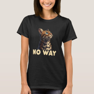 T-shirt Le propriétaire du Bengale Bengale têtu chat Benga