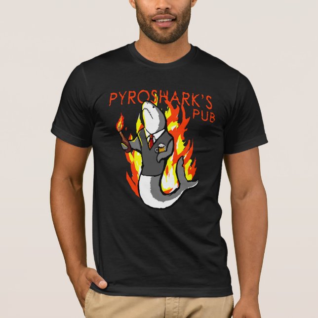 T-shirt Le Pub de Pyroshark (Devant)