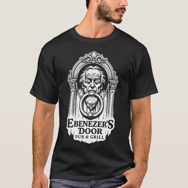 T-shirt Le Pub & Grill de la porte d'Ebenezer (Devant)