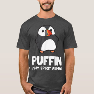 T-shirt Le Puffin est mon esprit Animal Sea Bird Puffins