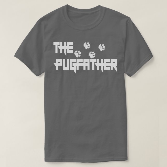 T-shirt Le Pugfather Carlin Papa Fête des pères Carlin Ama (Design devant)