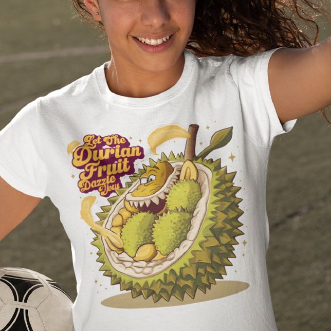 T-shirt Le puissant durian : Que le fruit durian règne (Créateur téléchargé)