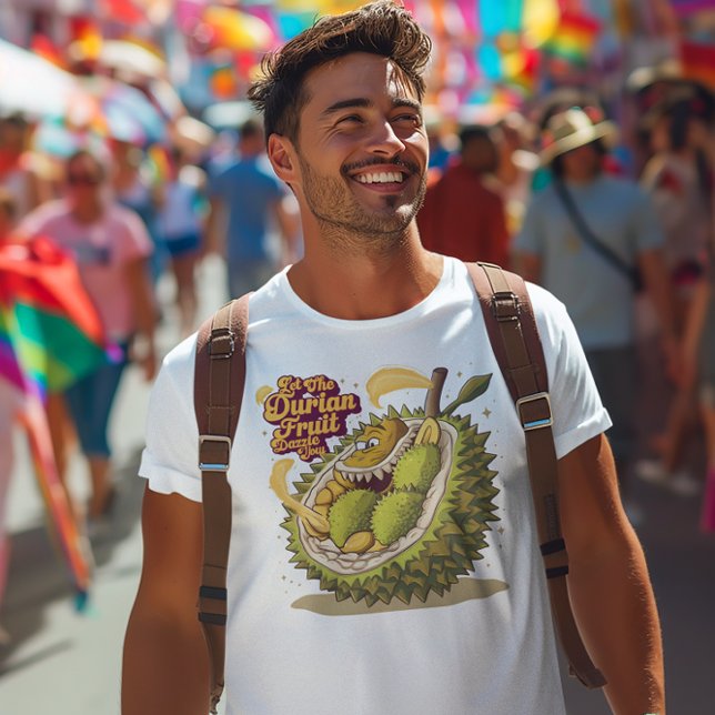 T-shirt Le puissant durian : Que le fruit durian règne (Créateur téléchargé)