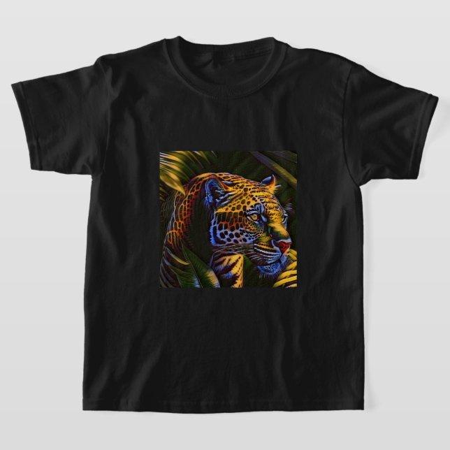 T-shirt Le puissant Jaguar, un prédateur de la jungle (Poser)