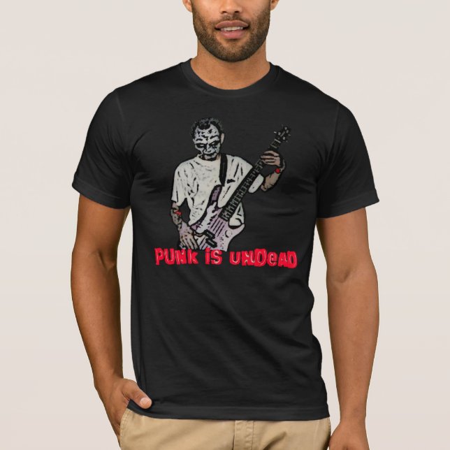 T-SHIRT LE PUNK EST VAMPIRE (Devant)