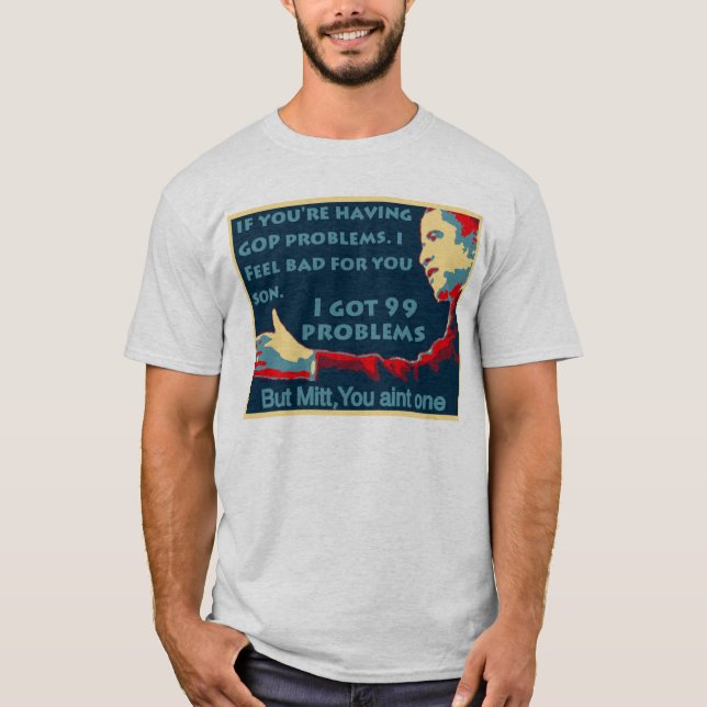 T-shirt Le PY | pièce en t d'Obama de 99 problèmes (Devant)