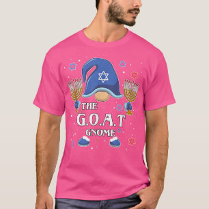 T-shirt Le pyjama de famille G O A T Gnome Hanoukka