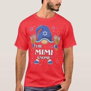 T-shirt Le pyjama de famille Mimi Gnome Hanoukka Matching 
