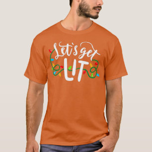 T-shirt Le pyjama de Noël amusant Faisons Lit Noël