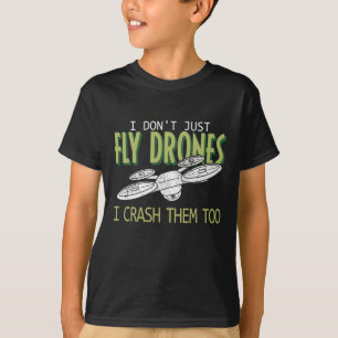 T-shirt Le Quadcopter Multirotor Du Pilote De Drone Les A 