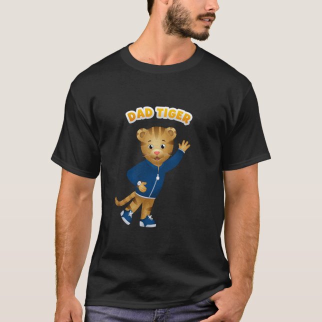 T-shirt Le quartier de Daniel Tiger Papa Tiger (Devant)